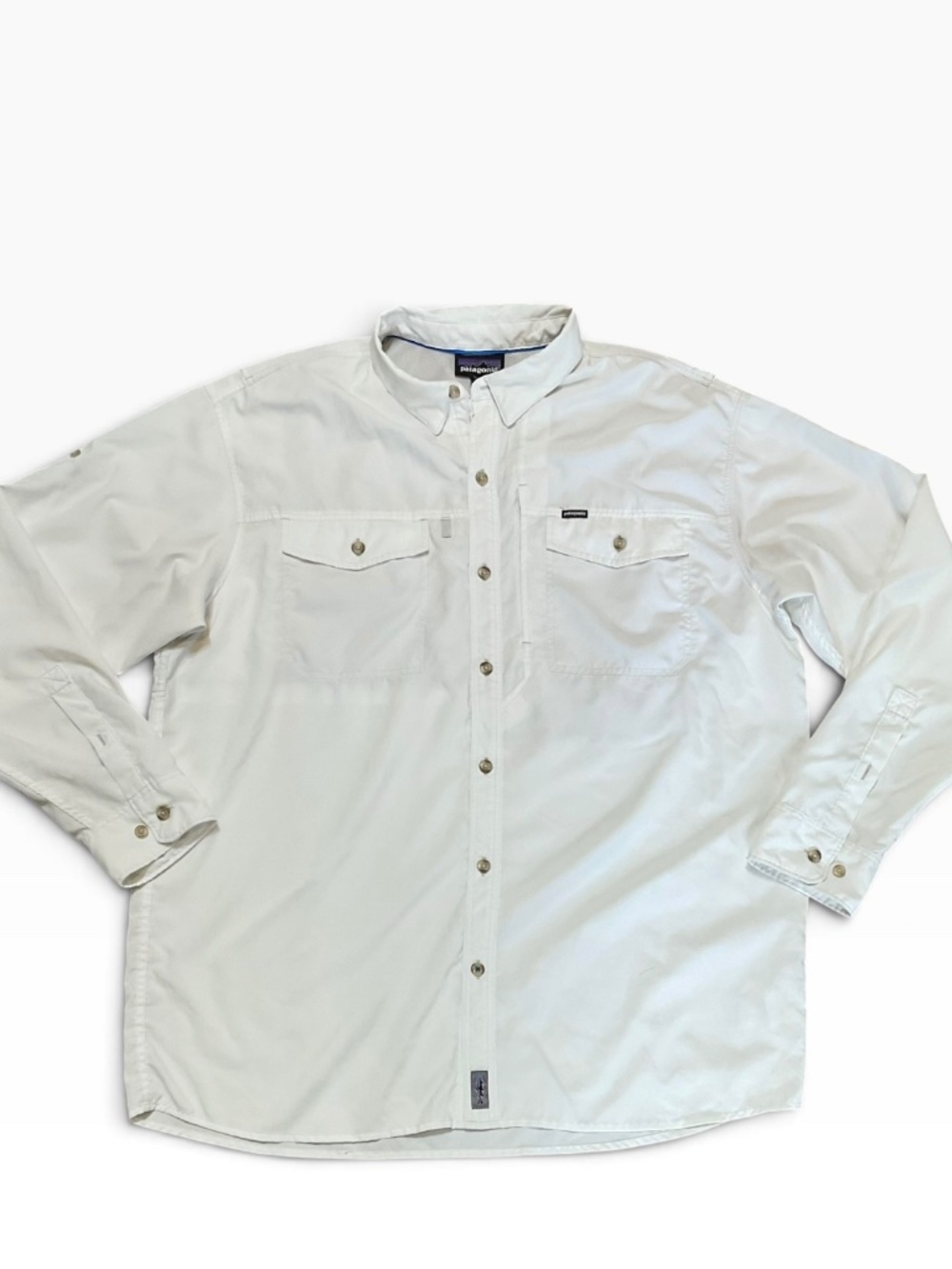 Patagonia Men's Long-Sleeve Sol Patrol Fishing Shirt White XL